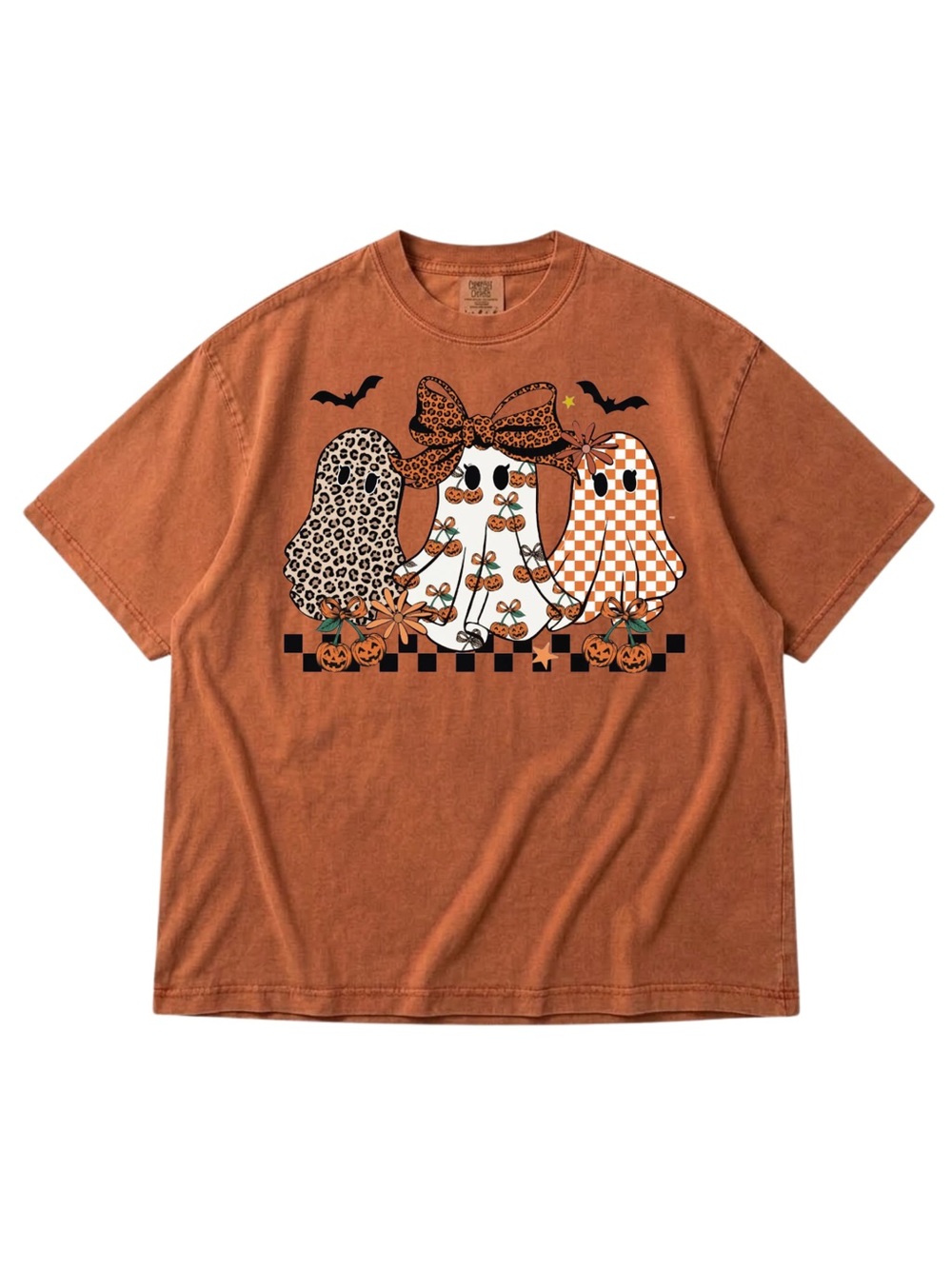 Comfort Colors Yam Halloween Ghost Graphic Tee